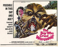 The Boy Who Cried Werewolf Movie Poster featuring vibrant artwork.