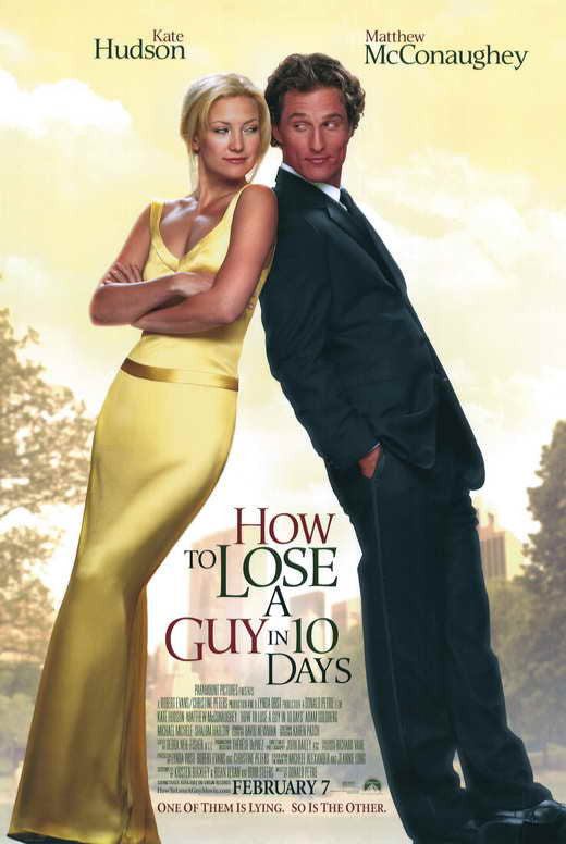 How to Lose a Guy in 10 Days Movie Poster Print (11x17)