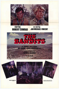 The Bandits Movie Poster Print featuring vibrant action artwork.