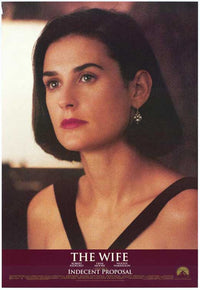 Indecent Proposal Movie Poster Print showcasing romantic drama.