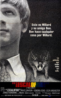 Willard Movie Poster Print showcasing horror-themed artwork.