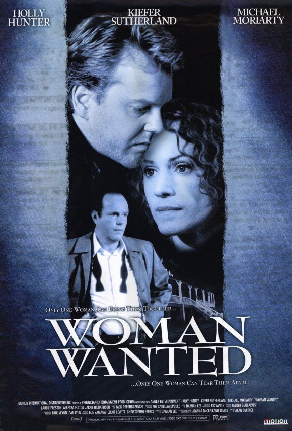 Woman Wanted Movie Poster Print featuring classic film art.