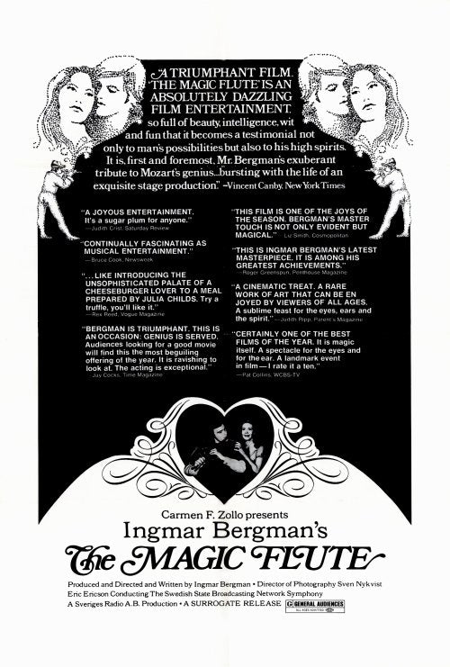Magic Flute Movie Poster Print showcasing enchanting opera themes.