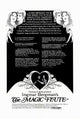 Magic Flute Movie Poster Print showcasing enchanting opera themes.