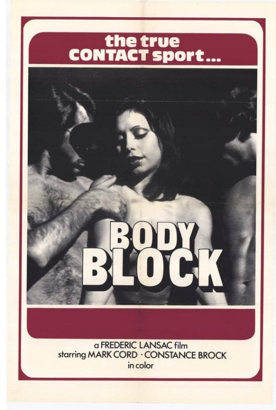 Body Block Movie Poster Print showcasing vibrant cinema art.