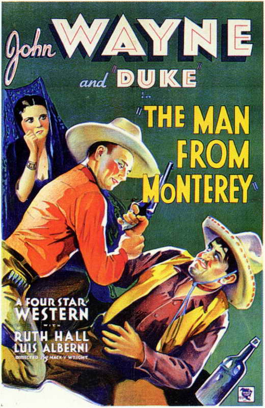 Man from Monterey Movie Poster Print showcasing classic film art.