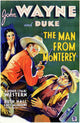 Man from Monterey Movie Poster Print showcasing classic film art.