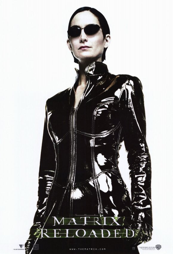 The Matrix Reloaded Movie Poster Print featuring iconic imagery.