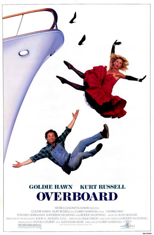 Overboard Movie Poster Print showcasing vibrant colors and classic design