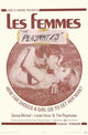 Les Femmes Movie Poster Print showcasing feminine elegance and cinematic art.