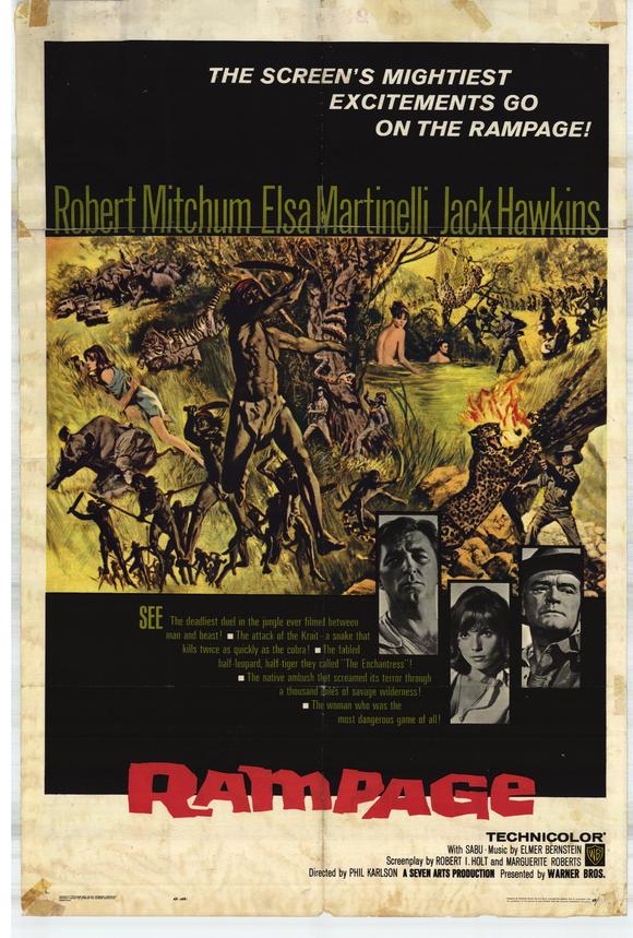 Rampage Movie Poster Print showcasing exciting visuals from the film.