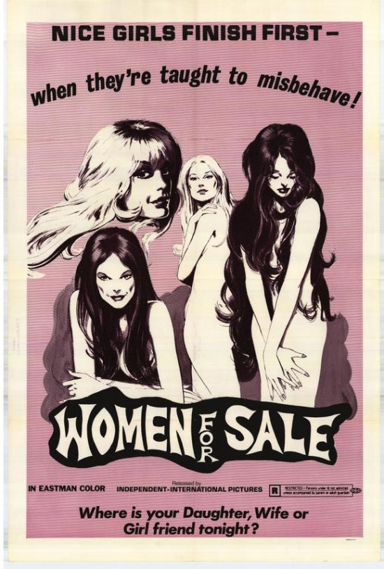 Women For Sale movie poster print showcasing striking visuals.