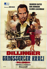 Dillinger Movie Poster Print featuring classic cinema design.