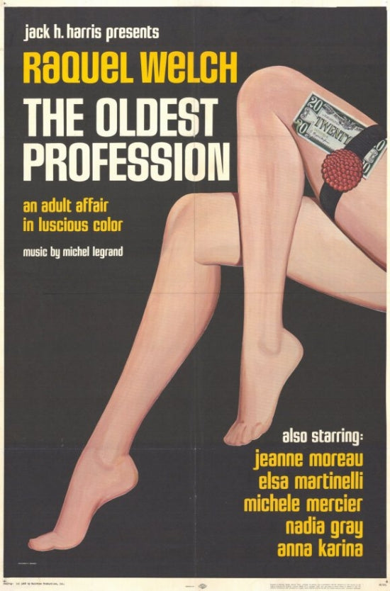 Oldest Profession Movie Poster Print showcasing cinematic history.