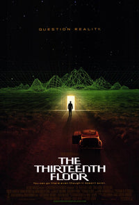 The Thirteenth Floor Movie Poster Print showcasing a sci-fi thriller theme.