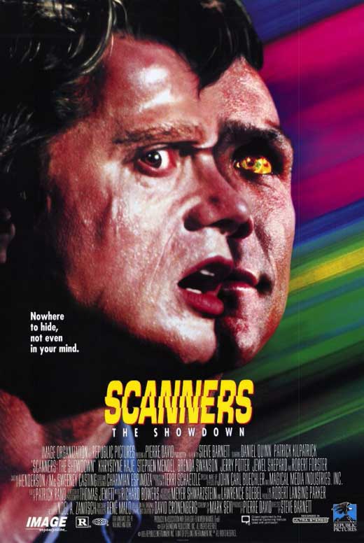 Scanners: The Showdown Movie Poster Print showcasing intense drama and psychological intrigue.