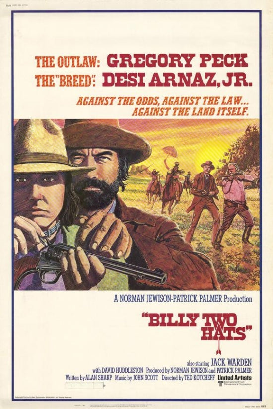 Billy Two Hats Movie Poster Print showcasing classic cinema art.