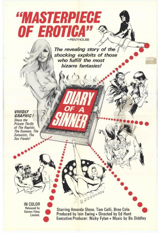 Diary of a Sinner Movie Poster Print showcasing captivating visuals.