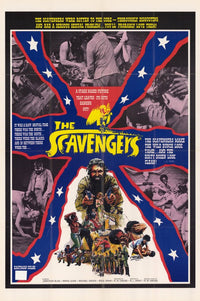 The Scavengers Movie Poster Print featuring vibrant artwork.