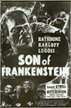 Son of Frankenstein Movie Poster Print showcasing classic horror art.