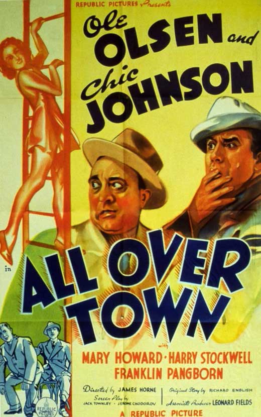 All Over Town Movie Poster Print showcasing vibrant cinematic art.