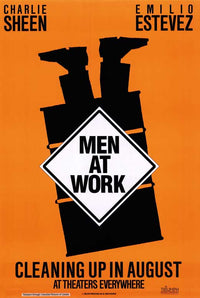 Men at Work Movie Poster Print showcasing iconic imagery from the film.