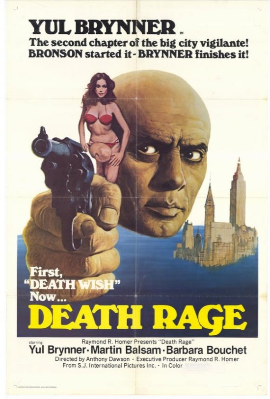 Death Rage Movie Poster - vibrant artwork for film enthusiasts