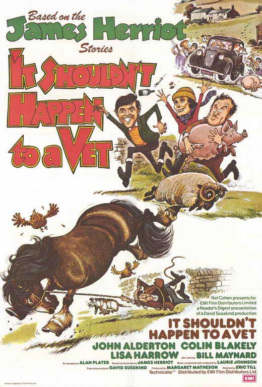 It Shouldn't Happen to a Vet Movie Poster Print - classic comedy poster