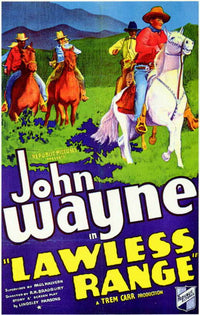 Lawless Range Movie Poster Print showcasing Wild West adventure.