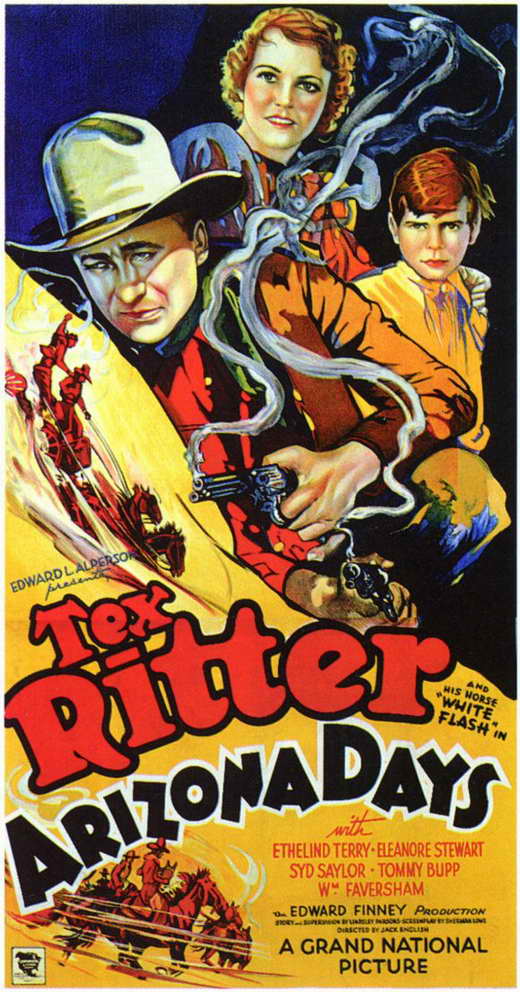 Arizona Days Movie Poster Print showcasing the film's iconic imagery.