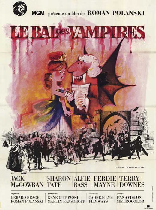 The Fearless Vampire Killers Movie Poster Print showcasing dark comedy theme.