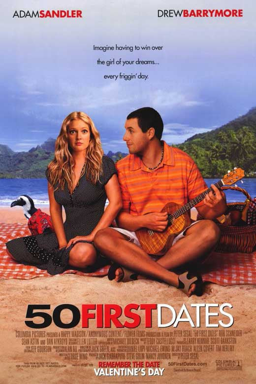 50 First Dates Movie Poster Print (11 x 17)