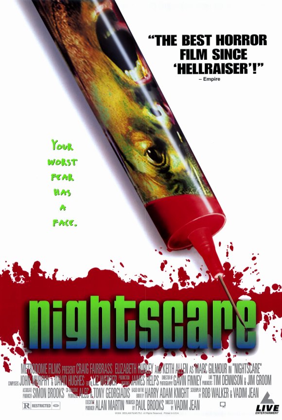 Nightscare Movie Poster Print showcasing horror art
