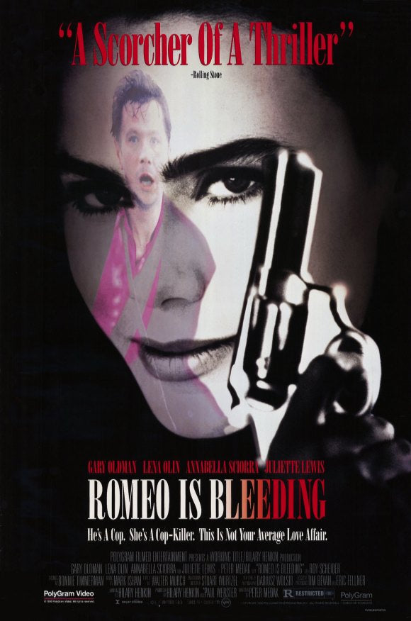 Romeo Is Bleeding Movie Poster Print on premium heavy stock paper.