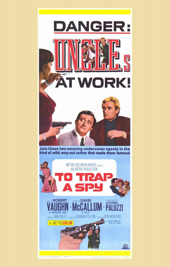 To Trap a Spy Movie Poster Print showcasing classic espionage theme.