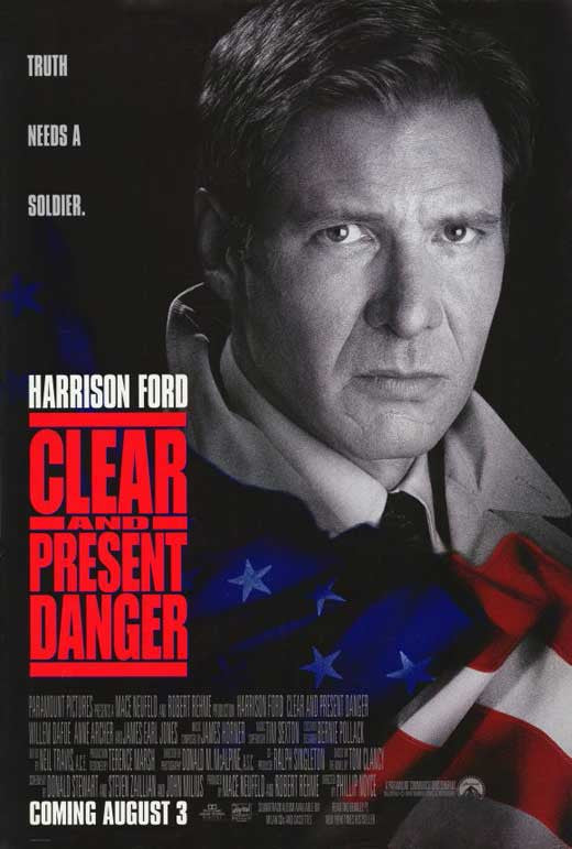 Clear and Present Danger Movie Poster Print (11x17)