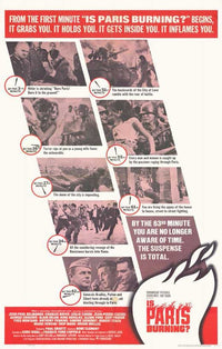 Is Paris Burning? Movie Poster Print showcasing cinematic history.