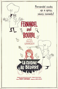 Cuisine au Beurre Movie Poster Print featuring vibrant colors and cinematic charm.