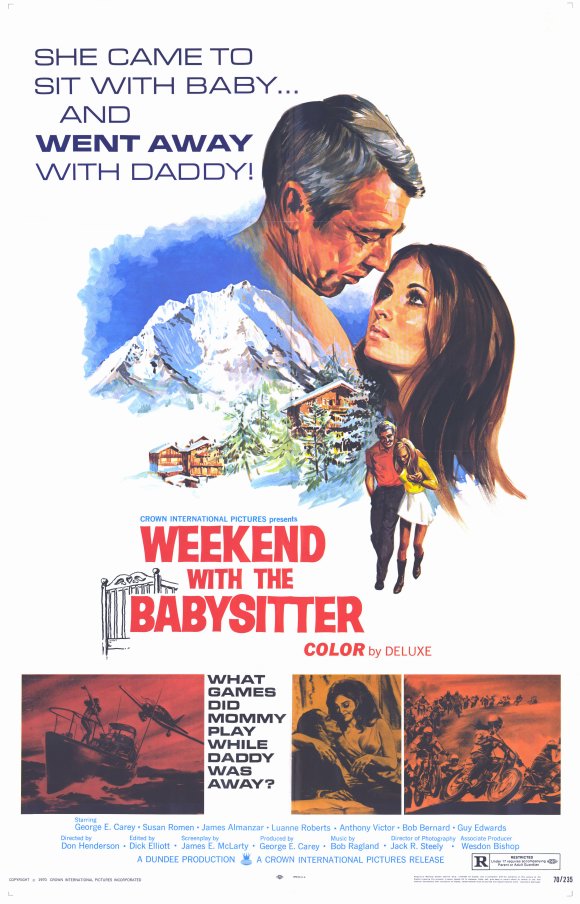 Weekend with the Babysitter Movie Poster Print showcasing vibrant colors and classic design.