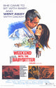 Weekend with the Babysitter Movie Poster Print showcasing vibrant colors and classic design.