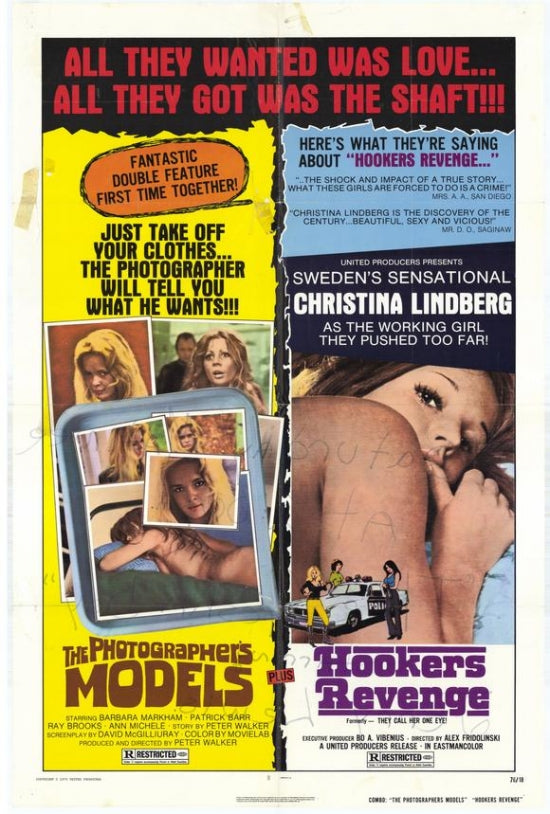 The Photographer's Models Movie Poster Print showcasing cinematic artistry.
