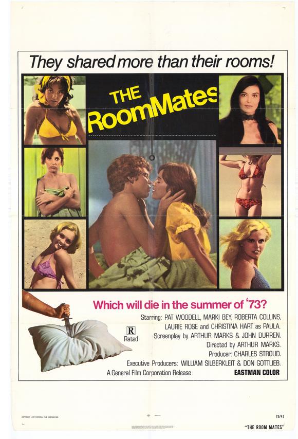 The Roommates Movie Poster Print showcasing vibrant colors and film-themed design.