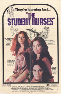 The Student Nurses Movie Poster Print showcasing vibrant design and cinematic theme.