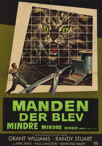 The Incredible Shrinking Man movie poster print showcasing classic cinema art.