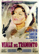 Sunset Boulevard Movie Poster Print featuring classic Hollywood imagery.