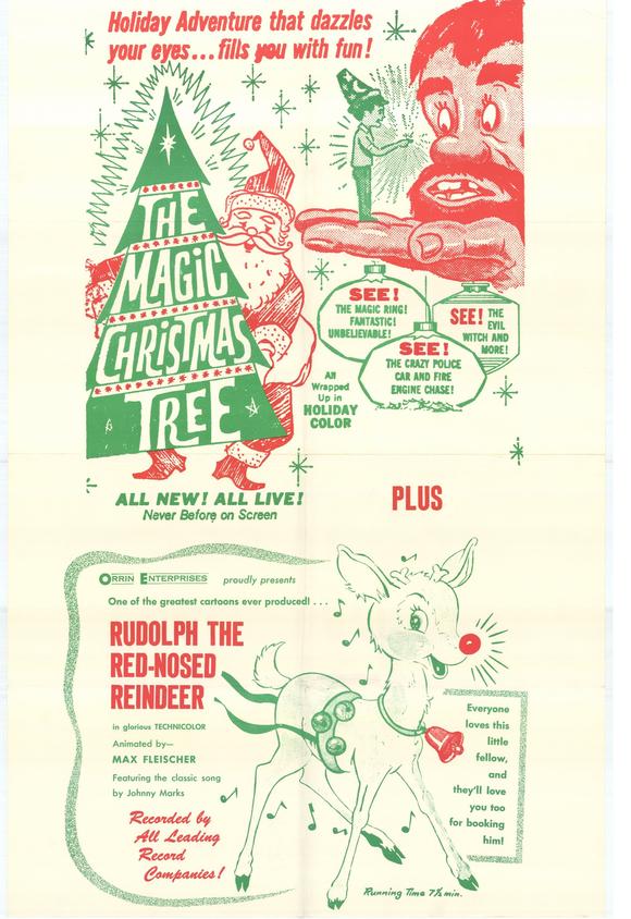The Magic Christmas Tree Movie Poster Print showcasing a festive design.