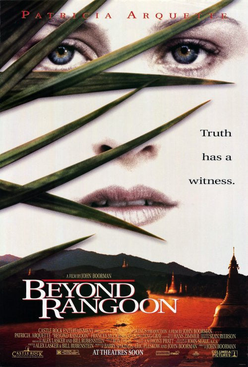 Beyond Rangoon Movie Poster Print showcasing vibrant colors and cinematic imagery.