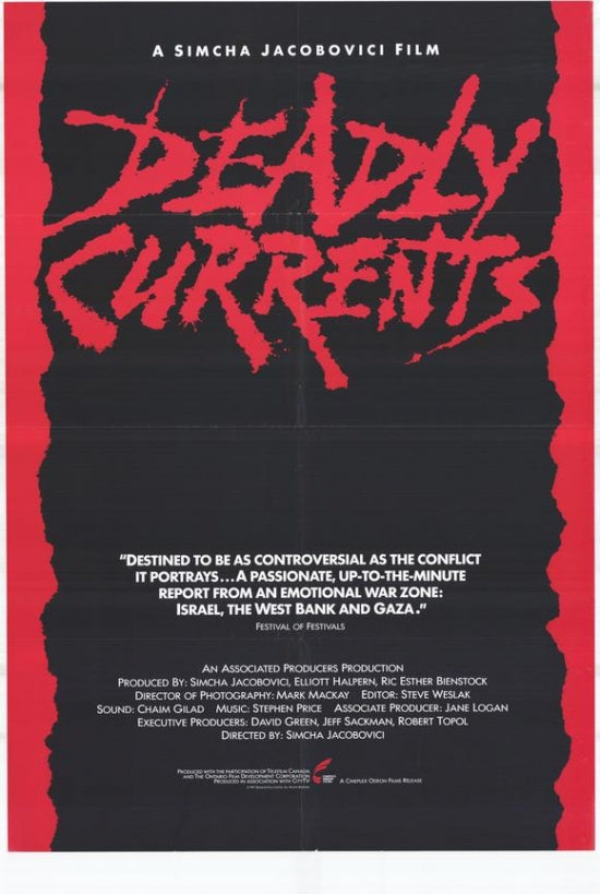 Deadly Currents Movie Poster Print showcasing thrilling cinematic artwork.