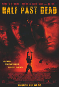 Half Past Dead Movie Poster Print featuring action-packed scenes.