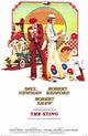 The Sting Movie Poster Print featuring vintage design and classic film elements.